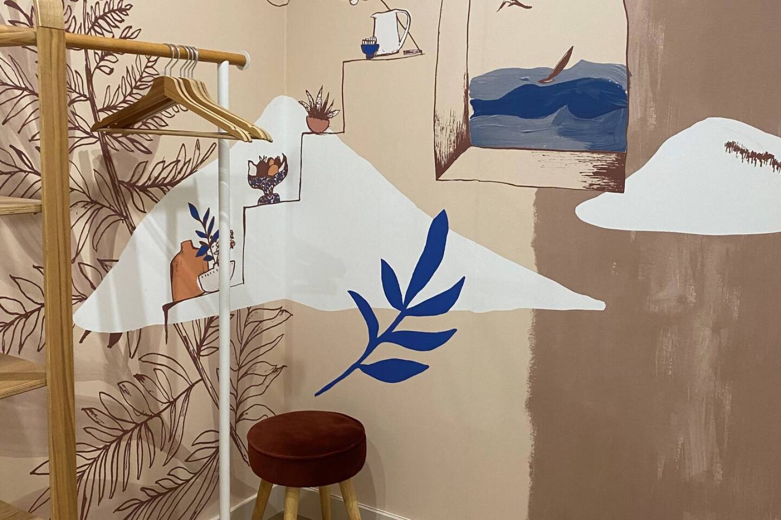 Décoration d'un studio en plein coeur de ville à Sète 34200 dans l'Hérault