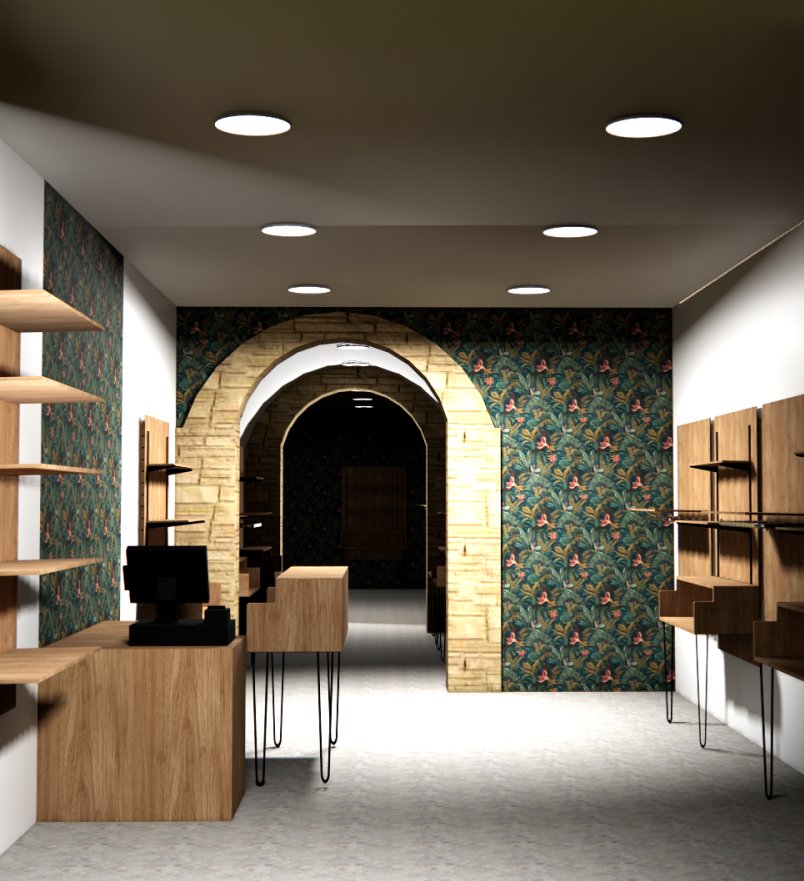 Décoration et aménagement d'un boutique à Sète 34200 dans l'Hérault