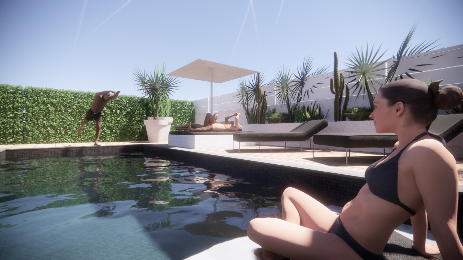 Vue photoréaliste d'un projet à Béziers 34500 en Occitanie