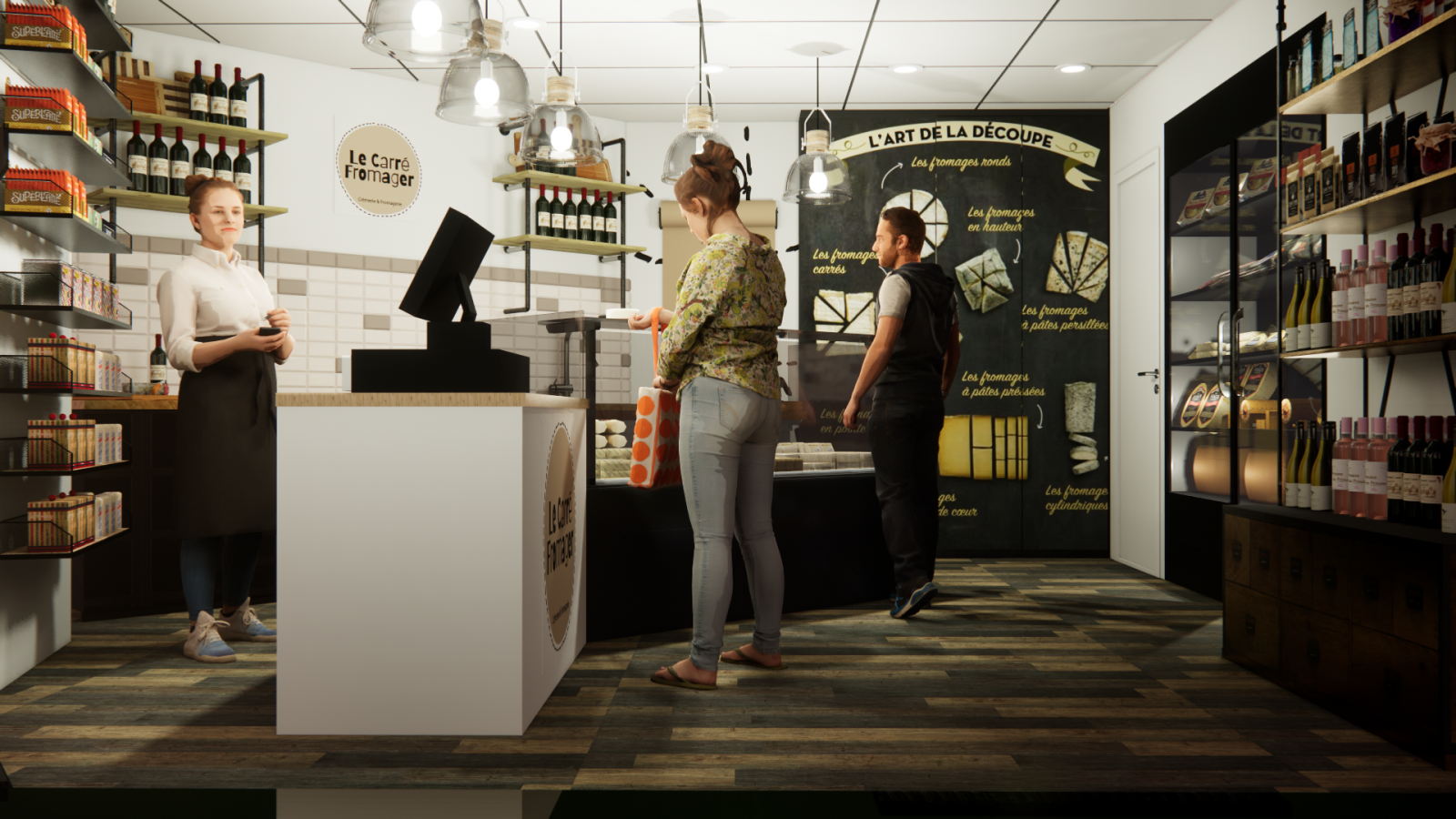 Décoration d'un commerce à Sète 34200 dans l'Hérault