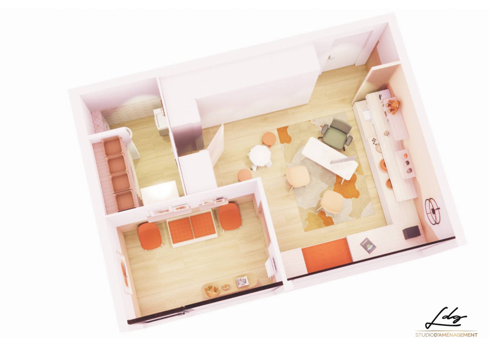 Vue de masse d'un local professionnel Sète 34200 dans l'Hérault