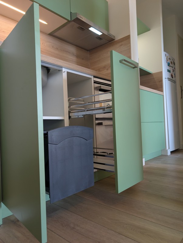 cuisine optimisée dans un studio