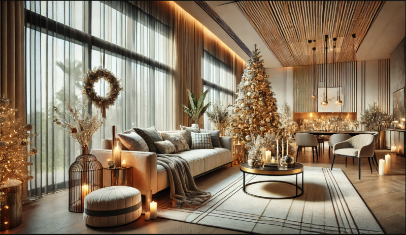 Décoration de Noël à Sète dans l'Hérault