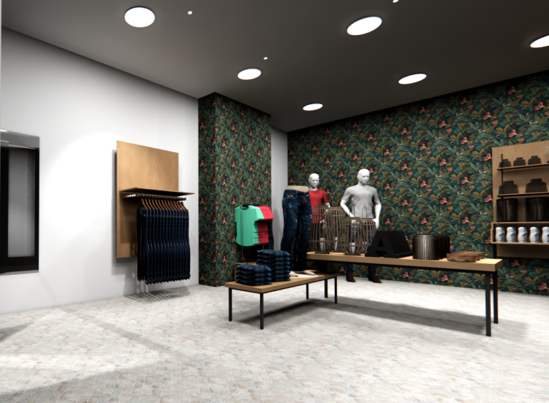 Merchandising d'un magasin pour homme et femme à Sète 34200 dans l'Hérault