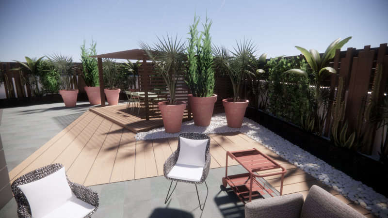 Aménagement extérieur d'une piscine à Béziers 34500 en Occitanie