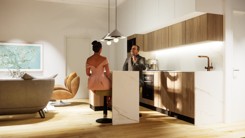 Rénovation compléte d'un appartement à Colomiers dans la banlieue de Toulouse 