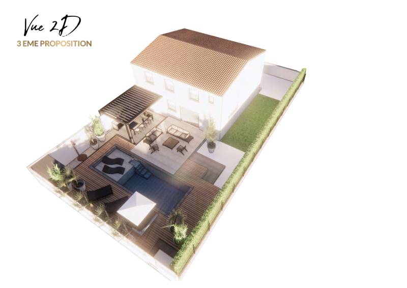 Réaliser des Plans extérieurs avec vue 2D et 3D à Sète 34200 dans l'Hérault